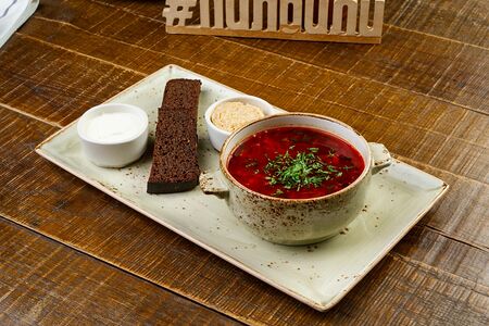 Борщ с говядиной