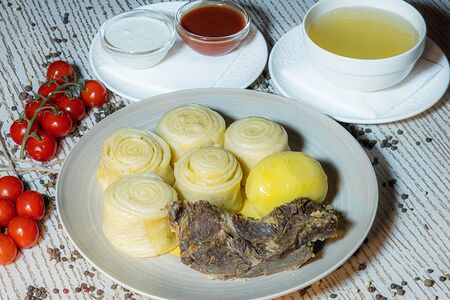 Хинкал Даргинский с сушеной говядиной