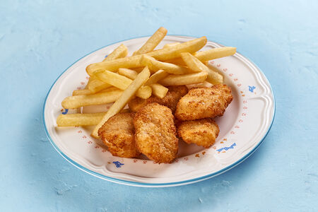 Наггетсы с картошкой фри
