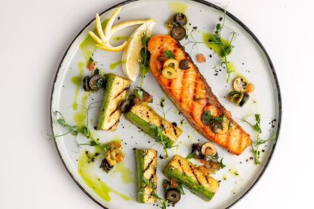 Лосось на гриле