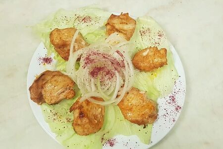 Куриные грудки на углях