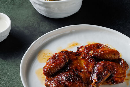 Фермерский цыпленок BBQ, молодой картофель