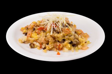 Японский рис с креветками