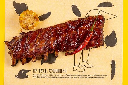 Ребра в соусе барбекю