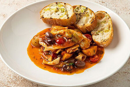 Жареные кальмары по-сицилийски