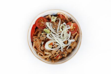 Удон с курицей