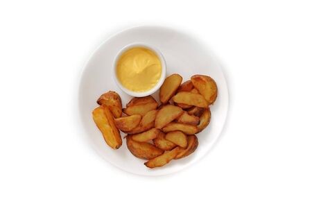 Картофель Айдахо спайси с сырным соусом