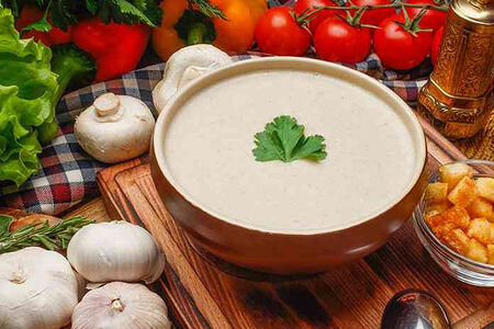 Суп-крем из шампиньонов