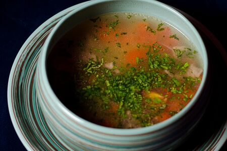 Суп из баранины с булгуром