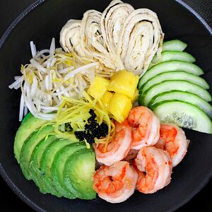 Поке с креветкой