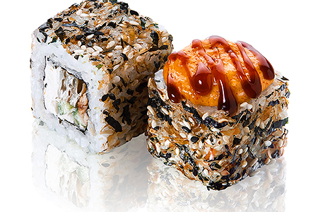 Запеченный ролл Сливочный угорь