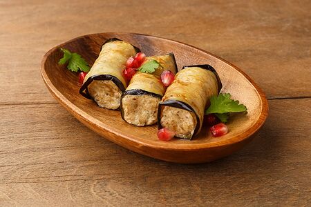 Рулетики из баклажанов