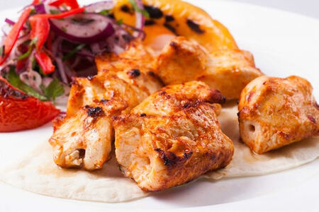 Шашлык из куриного филе