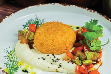 Котлета с камчатским крабом