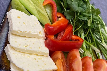 Кавказская нарезка к шашлыку