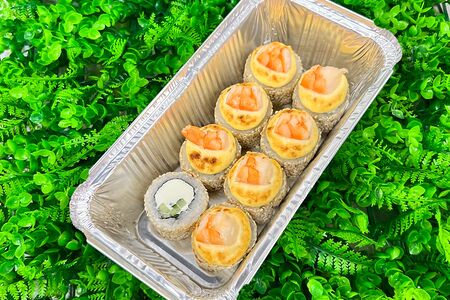 Запеченная сырная креветка