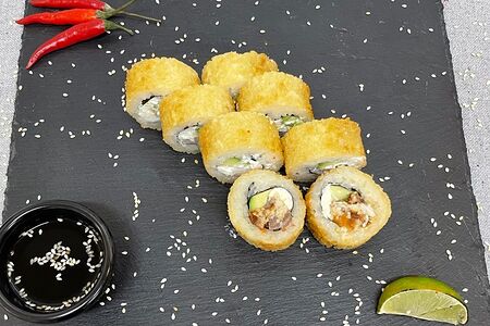 Жареный с угрем