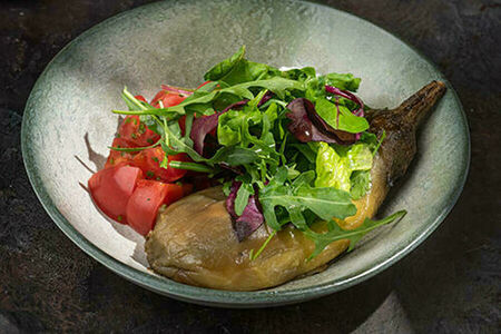 Баклажан, запечённый на гриле