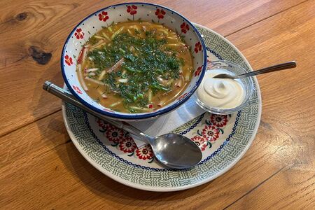 Окрошка на квасе