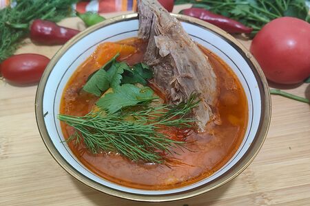 Шурпа с говядиной