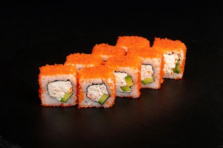 Ролл Калифорния с креветкой