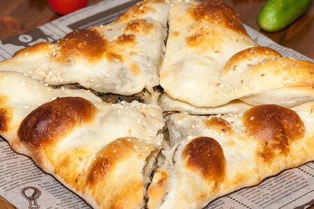 Пирог с чечевицей