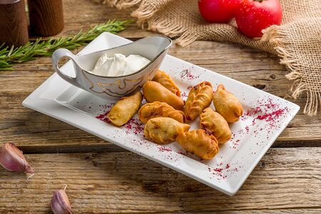 Гюрза жареная