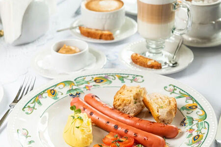 Сосиски венские с картофельным пюре