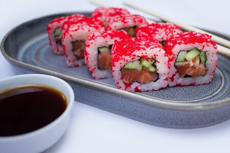 Калифорния с лососем