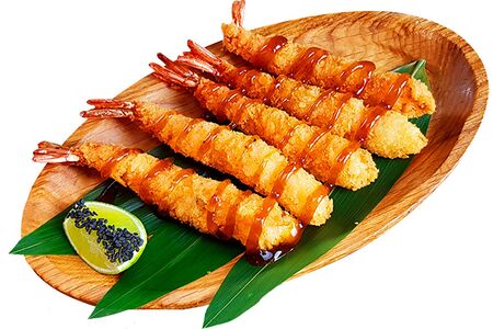 Креветки темпура