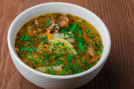 Суп гороховый