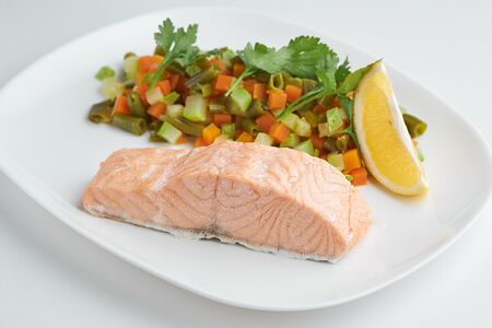 Сёмга на пару