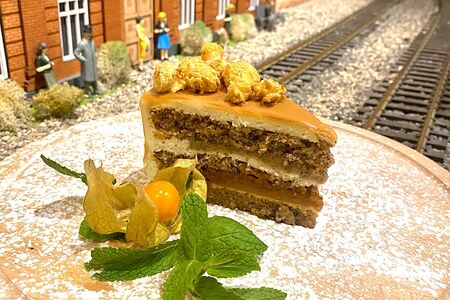 Бананово-карамельный торт