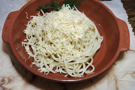Спагетти с сыром
