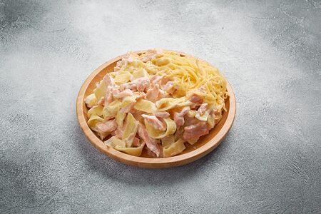 Паста Феттуччине с лососем