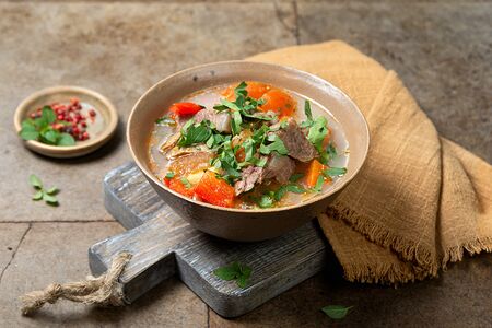 Шурпа с говядиной