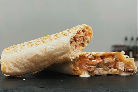 Шаурма с сыром и грибами