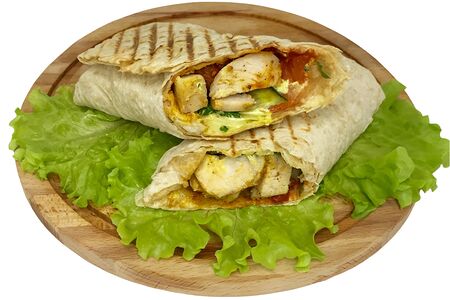 Шашлык из куриного филе в лаваше