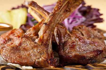 Шашлык из бараньей корейки