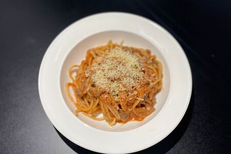 Спагетти с говядиной