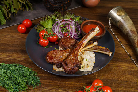 Шашлык из бараньей корейки