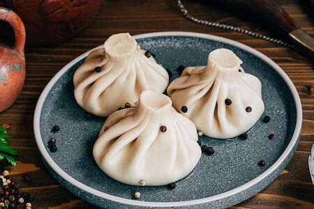 Хинкали с бараниной 