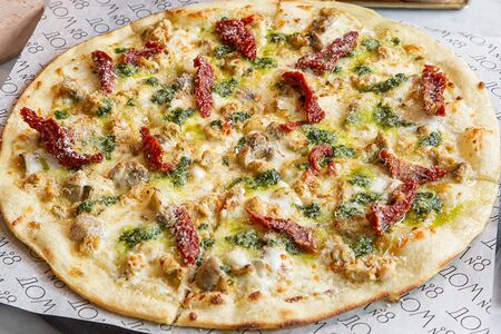 С цыпленком и грибами