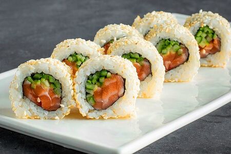 Ролл Аляска с лососем