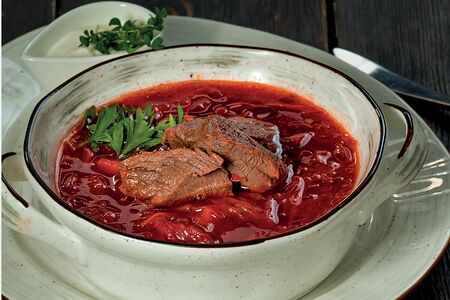 Борщ с говядиной