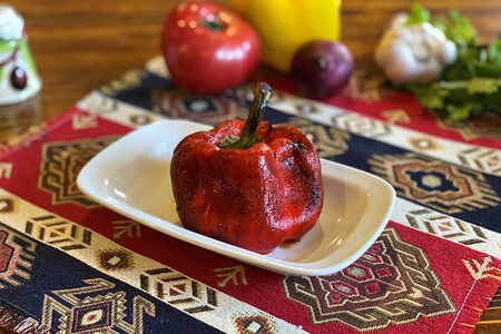 Перец болгарский на мангале