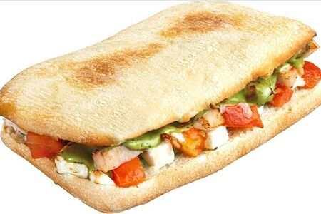 Сэндвич из печи Чикен Песто