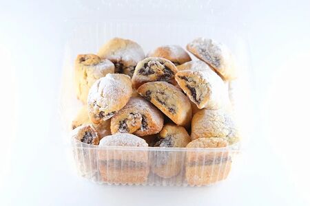 Печенье рулет с маком