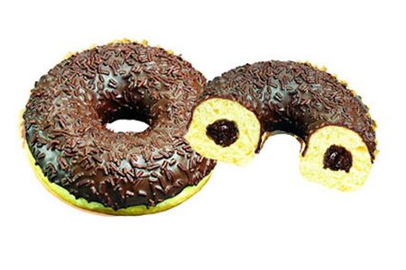 Донат тройной шоколад