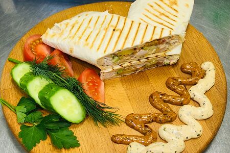 Шаурма с курицей мини